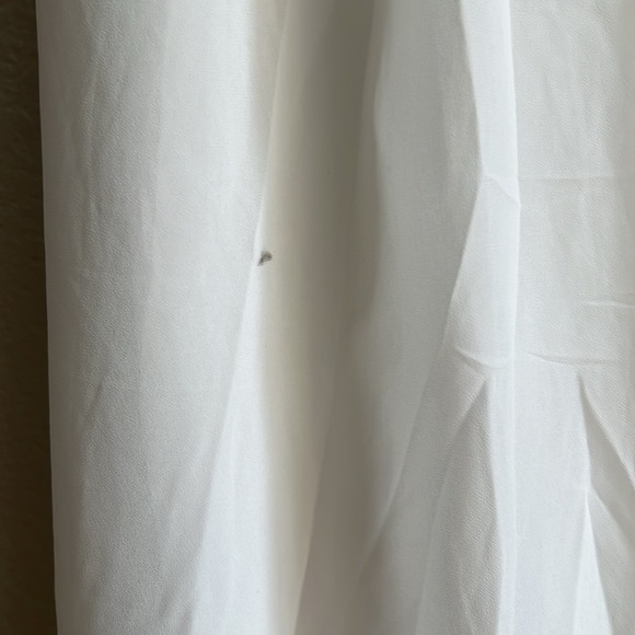 Our Love Song White Ruffled Wide-Leg Jumpsuit - Picture 9 of 9